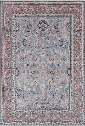 Floral Wool Sultanabad Ziegler Turkish Area Rug 4x6