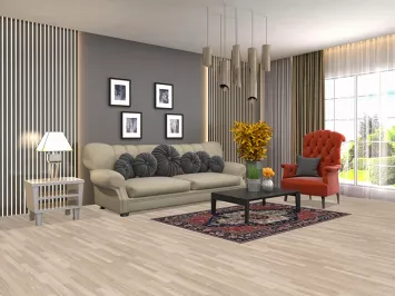 Geometric Handmade Wool Sarouk Farahan Oriental Area Rug 4x6