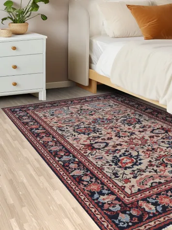 Floral Handmade Wool Sultanabad Ziegler Oriental Area Rug 4x6