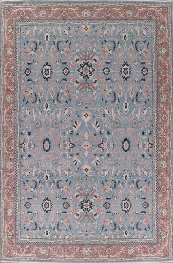 Light Blue Sultanabad Ziegler Oriental Area Rug 10x13