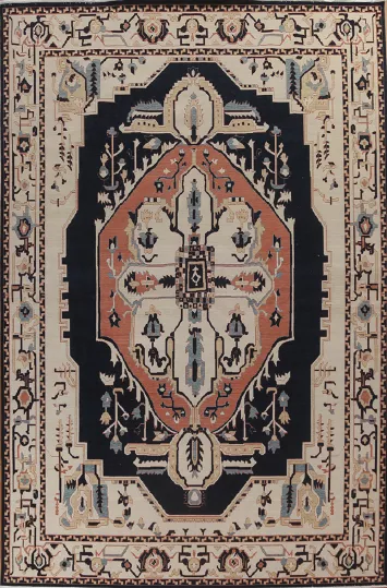 Geometric Heriz Serapi Oriental Area Rug 10x13