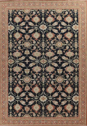 All-Over Floral Sultanabad Ziegler Turkish Area Rug 10x13