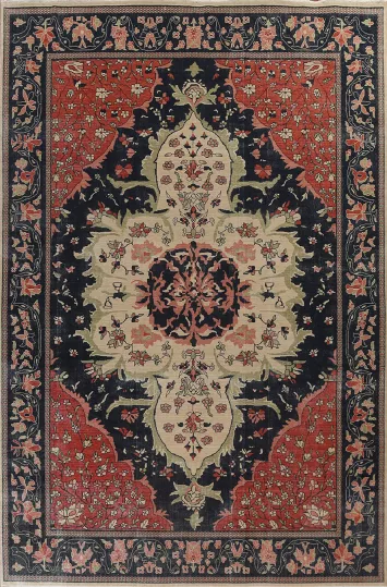 Sarouk Farahan Handmade Oriental Area Rug 10x13