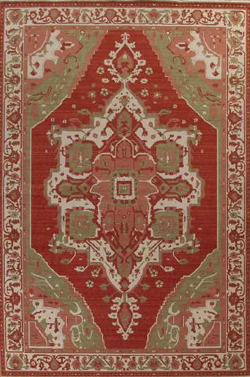 Geometric Heriz Serapi Oriental Area Rug 10x13