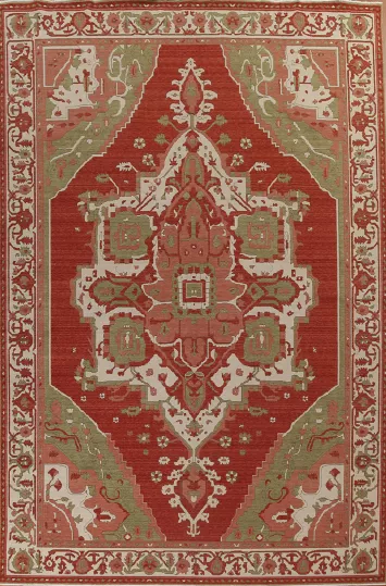 Geometric Heriz Serapi Oriental Area Rug 10x13