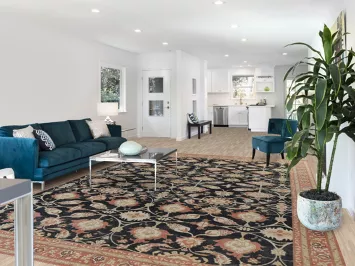 All-Over Sultanabad Ziegler Turkish Area Rug 10x13