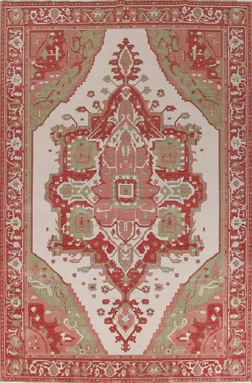 Geometric Heriz Serapi Oriental Area Rug 10x13