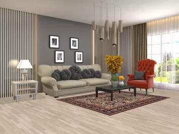 Floral Sultanabad Ziegler Turkish Area Rug 5x7