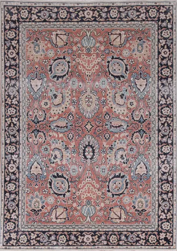Floral Sultanabad Ziegler Turkish Area Rug 5x7