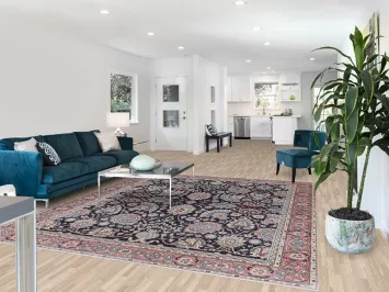 Floral Sultanabad Ziegler Turkish Wool Rug 8x10