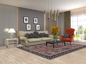 Floral Sultanabad Ziegler Oriental Area Rug 7x10