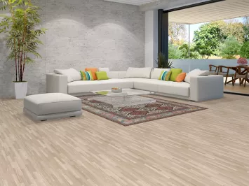 Geometric Bakhtiari Turkish Area Rug 7x10