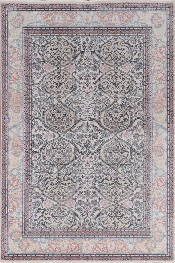Geometric Bakhtiari Oriental Area Rug 4x6