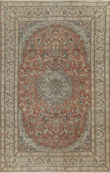 Floral Nain Persian Handmade Area Rug 6x10