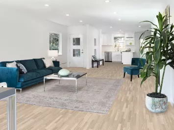 Vintage Wool Tabriz Persian Area Rug 7x9