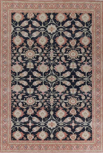Floral Sultanabad Ziegler Turkish Rug 9x12