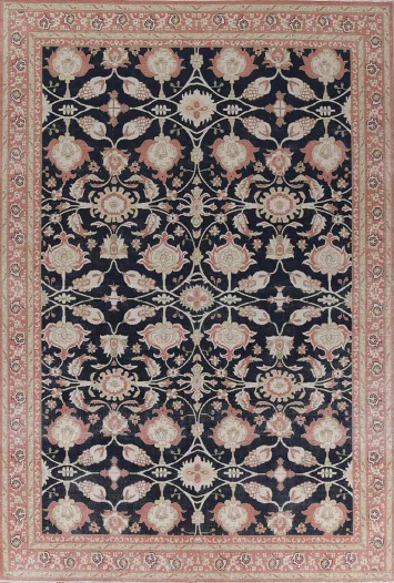 All-Over Sultanabad Ziegler Turkish Area Rug 9x12