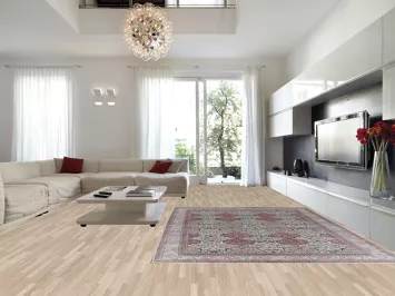 Geometric Bakhtiari Turkish Rug 9x12