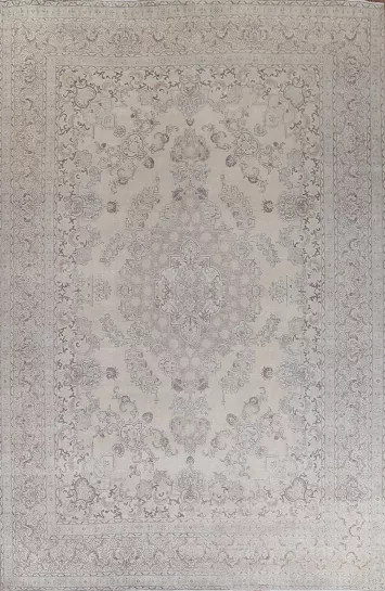 Muted Geometric Tabriz Large Persian Rug 11x15
