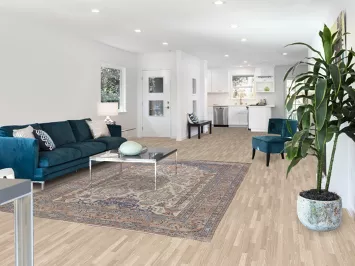 Floral Wool Kashmar Persian Wool Rug 6x9