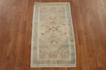 Vegetable Dye Anatolian Wool Turkish Rug 2x3