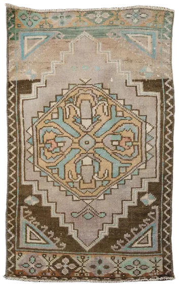 Handmade Anatolian Wool Turkish Rug 2x3
