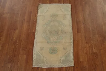 Geometric Anatolian Turkish Handmade Wool Rug 2x3