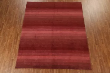 Striped Nepalese Oriental Area Rug 8x10