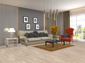 Geometric Nepalese Oriental Area Rug 4x6