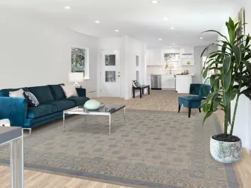 Geometric Khotan Oriental Area Rug 9x12