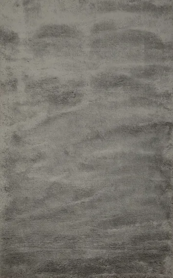 Elegant Gray Shaggy Area Rug 5x8 for Modern Living Spaces