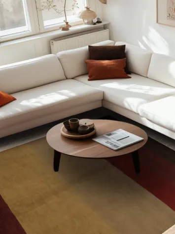 Simple Yet Stylish Gabbeh Area Rug 7x10 in Rich Earthy Hues