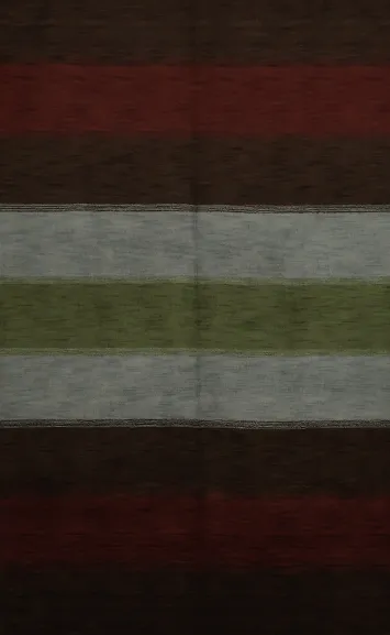 Deep Earthy Stripes Gabbeh Add Warmth with This Classic Rug 7x10