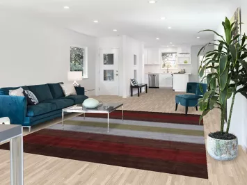 Striped Gabbeh Oriental Area Rug 8x10