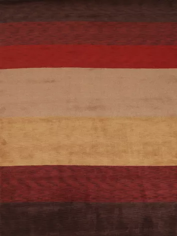 Striped Gabbeh Modern Area Rug 8x10