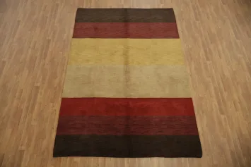 Contemporary Gabbeh Oriental Area Rug 7x10