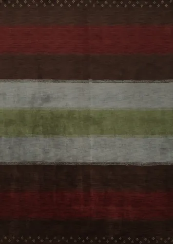 Bold Striped Gabbeh Area Rug 8x10 for a Vibrant Modern Home Decor