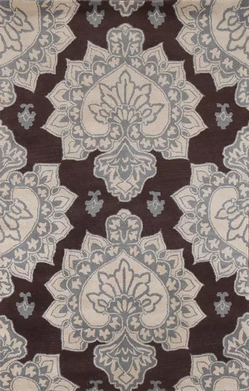 Hand-Tufted Agra Oriental Area Rug 5x8