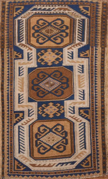 Handmade Wool Anatolian Oriental Rug 2x3