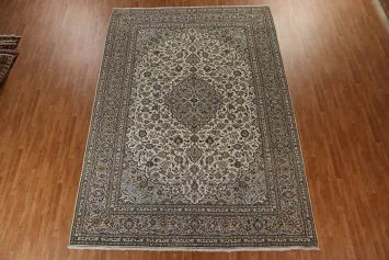 Traditional Wool Kashan Persian Area Rug 10x13