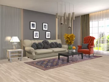 Geometric Mahal Persian Runner Rug 4x11