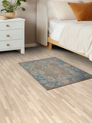 Handmade Oushak Turkish Wool Rug 2x3