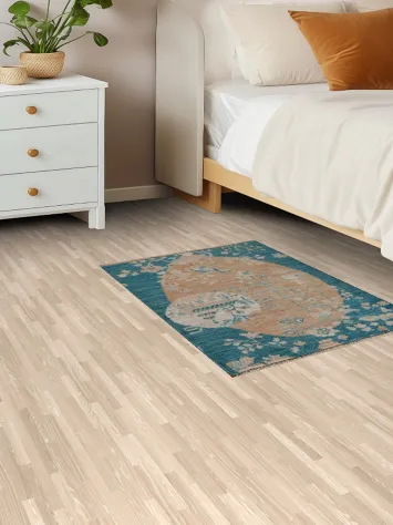 Animal Pictorial Oushak Turkish Wool Rug 2x3