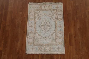 Geometric Oushak Oriental Area Rug 2x3