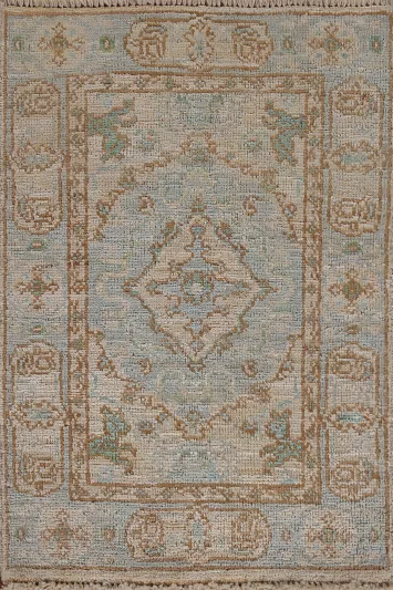 Oushak Turkish Area Rug Wool 2x3