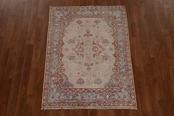 Handmade Oushak Turkish Wool Rug 3x4