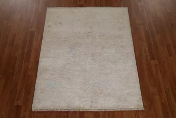 Geometric Art Deco Oriental Area Rug 4x5