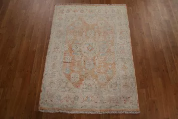 Vegetable Dye Oushak Oriental Wool Rug 3x4
