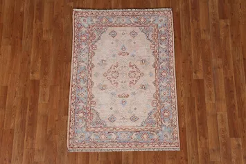 Vegetable Dye Oushak Turkish Area Rug 3x4