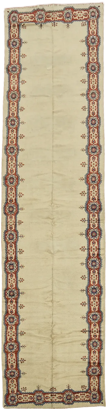 Pre-1900 Antique Vegetable Dye Sultanabad Persian Rug 5x20